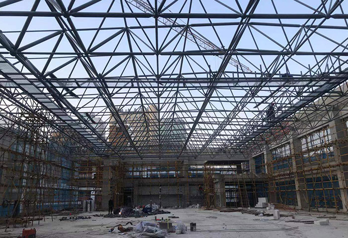 北流网架施工